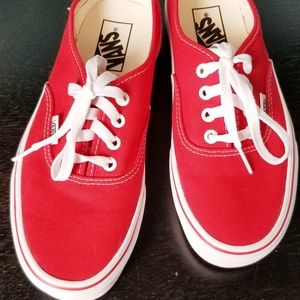 NWOT. Red Classic Vans. Men or Women's
